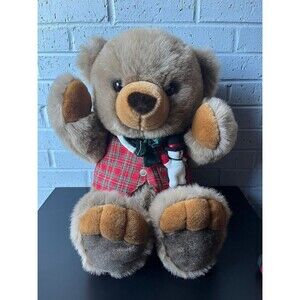RARE JC Penney Holiday Collection Brown Bear Co Christmas Plush Papa Bear 29"